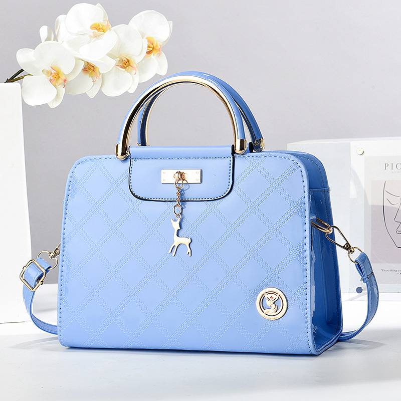 Bolsas de mujer de comercio exterior transfronterizo bolsas de mano de alto nivel de color sólido bolsas de mano de hombro