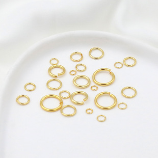 ��ɫ14K�����~��Ȧ�_��Ȧ18K������B��ƽ��Ȧdiy���h���B1314
