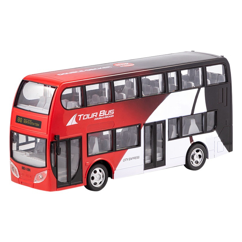 大型電動リモコン車バス無線ランプ付き光シミュレーション自動車児童児童玩具クロスボーダー卸売り