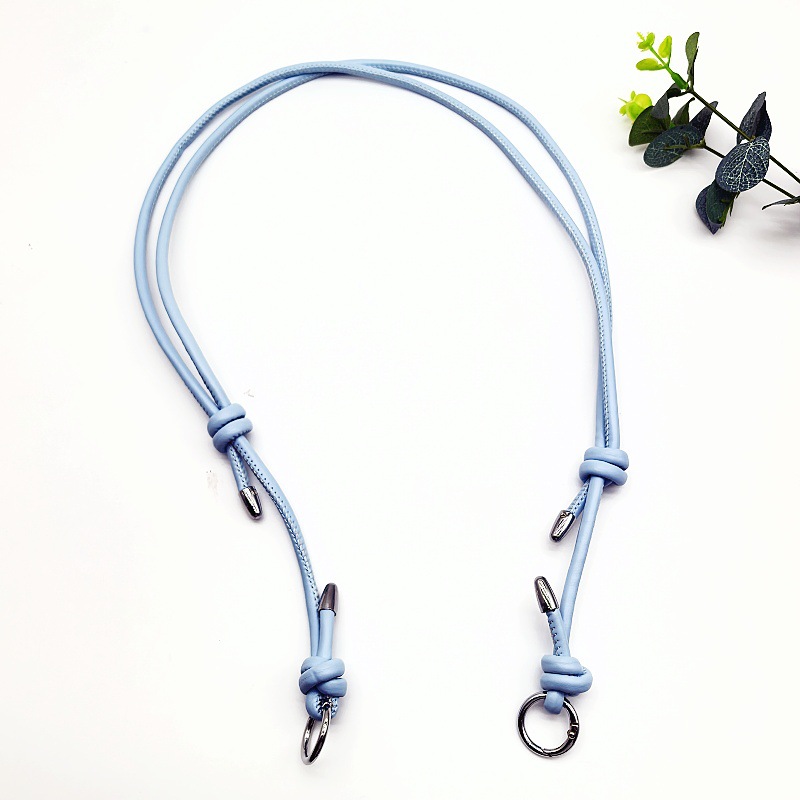 Light blue silver buckle