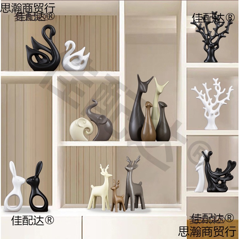 Home Furnishings, Entrance Hall, Living Room, Tv, Wine Cabinet, Craft Decorations, Accessible Luxury, Modern Simplicity, Scandinavian Deer Chuangmai Taibo