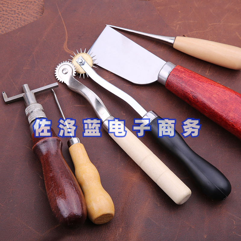 Herramientas de cuero hecho a mano herramientas de producción de cuero herramientas de bricolaje traje de cuero hecho a mano bolsa de herramientas