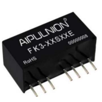 爱浦电子AIPU DC-DC 3W 模块电源 小型SIP封装 FK3-05S12E