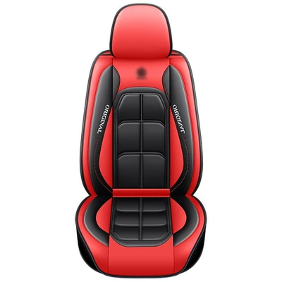 Fully Enclosed Car Seat Cushion, Universal Seat cushion, seat cover - passion-red
