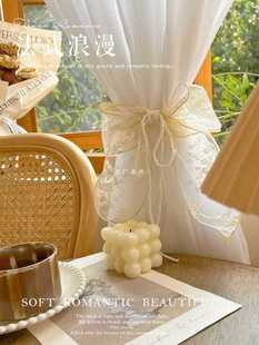 ✅ French Lace Bow Tie Curtain Decoration Accessories Small Ornaments Nordic Tie Rope Embellishment Lace Tie Rope Hanging