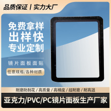 亚克力防紫外视窗镜片不干胶面贴无尘丝印面板PC镜片充电宝镜片