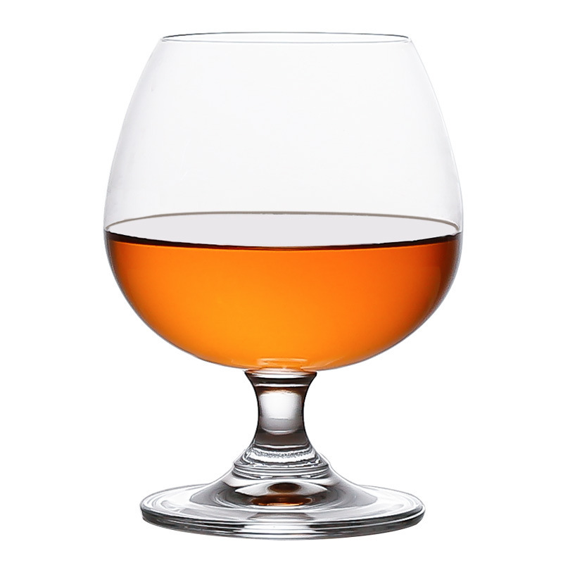 Vaso de cristal de brandy de alta gama lujoso ligero de alto grado de vidrio conjunto de tazas de vino domésticas de alta calidad de tazas de vino tinto de pies cortos