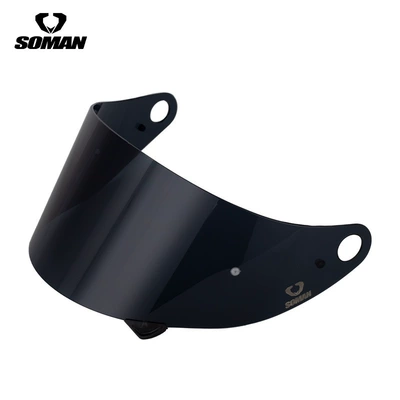 Soman Motorcycle Helmet Lenses Dəbilqə (Kaska) aksesuarları - dark-tea-slices