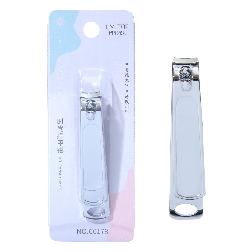 Cortauñas especiales LMLTOP para manicura, cortauñas grandes, cortauñas portátiles de acero inoxidable, tijeras para uñas C0178