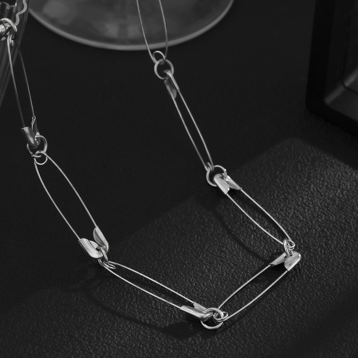 1 Piece Fashion Paper Clip Iron Plating Menu0027S Necklace