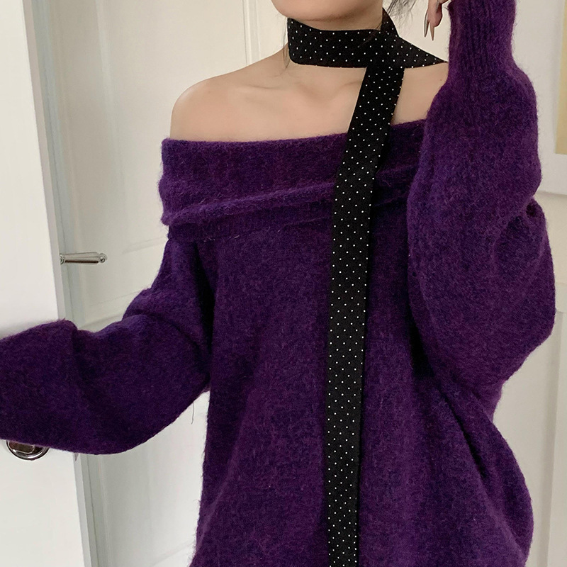 Pañuelo de seda, tira larga, sensación de alta calidad, todo fósforo, pequeños accesorios, primavera y verano, nuevos productos, pañuelo retro con lunares, cinturón decorativo para el cabello