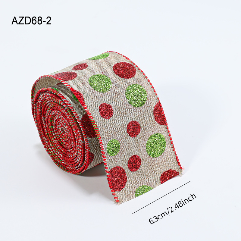 Ribbon de Navidad rayas de color ribbon minimalista árbol de Navidad guirnaldas decoración de regalo embalaje arco diseño de atmósfera
