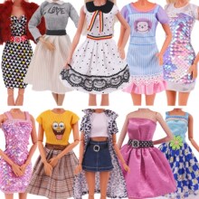 Barbies Doll Clothes Doll Dress Fashion Outfit Shirt Casual