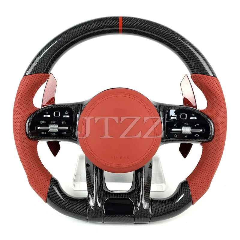 Подходит для Mercedes‑Benz AMG A/C/E/G-класса, C205 W166 W167 W213, старые и новые, карбоновый руль