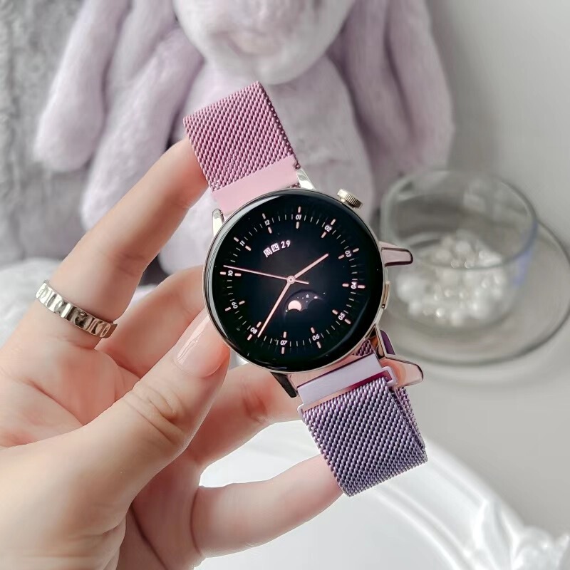 Samsung watch4/5/6/7 ウォッチミラネーゼストラップ Active2 グラデーション GearS3/S4 調整可能に適しています。|undefined