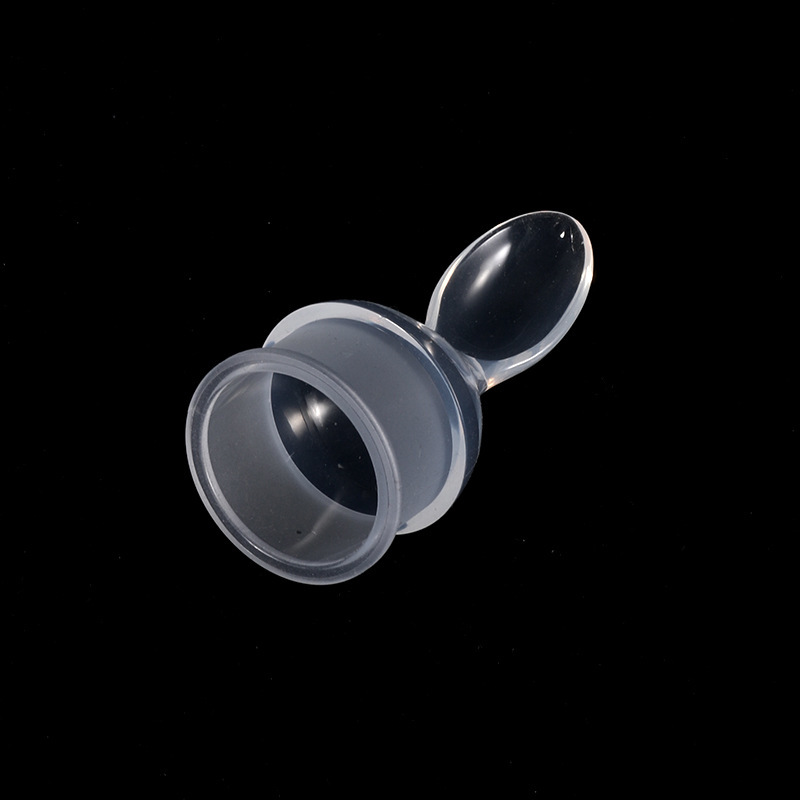 Fábrica de fuente de botella de alimentación de gran calibre, cucharada de alimentación, cucharada de alimentación de bebés, cucharada de pasta de arroz líquido