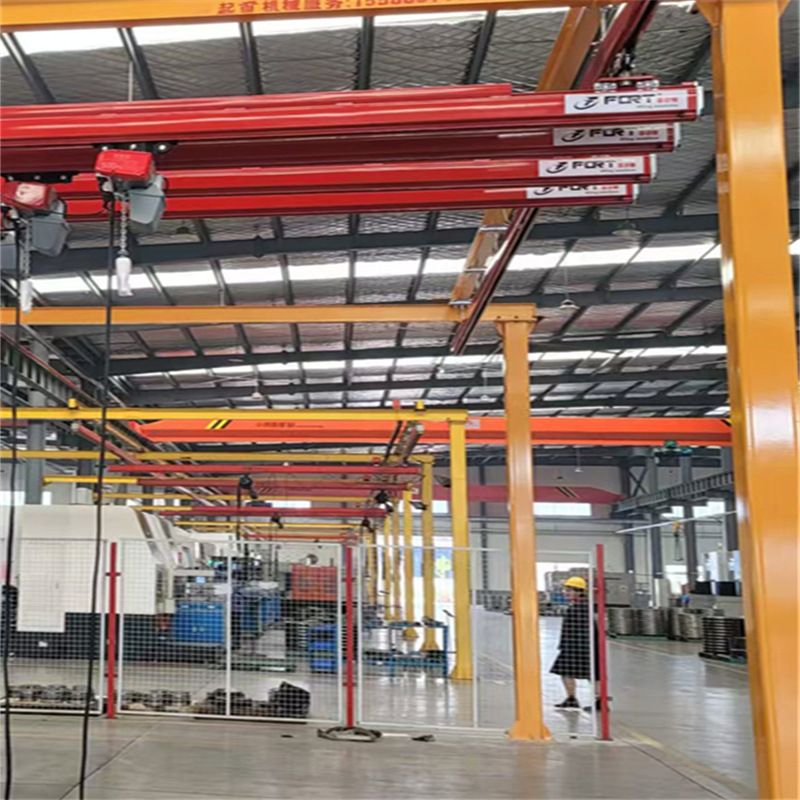 可跨境 KBK起重机室内小型电动遥控柔性吊车 多用途组合式kbk