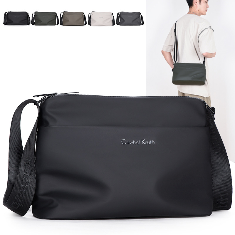 Cross-border men's shoulder bag, crossbody bag, men's casual large-capacity backpack, men's portable commuter bag, men's shoulder bag