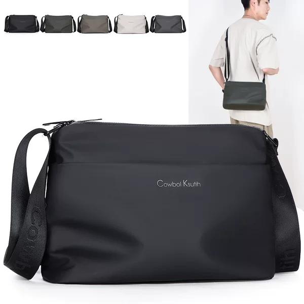 Cross-border men's shoulder bag, crossbody bag, men's casual large-capacity backpack, men's portable commuter bag, men's shoulder bag