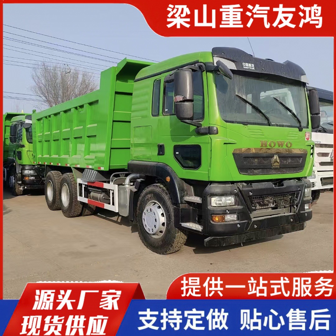 Cross-Border Supply of Howo 6X4 Dump Trucks, Eight-Wheel Dumpers, and Earth Transport Vehicles, Available with Left-Hand or Right-Hand Steering, for Africa