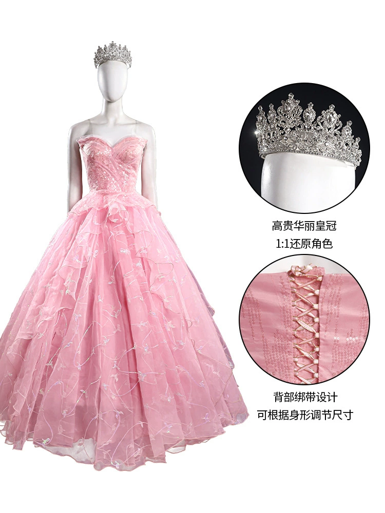 Новая Dimension Magic Плохая ведьма COS COS одежда Кош Glinda Свадебная юбка фильм косплей одежда