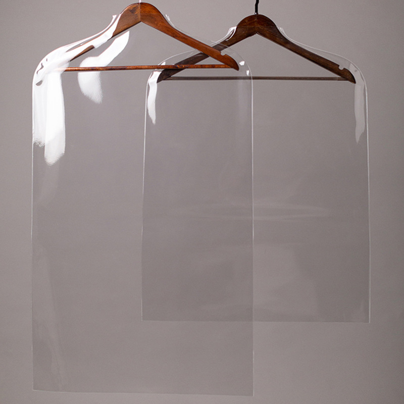 厚手バッグ衣料品店用透明ダストカバープラスチック家庭用半身コート西服服保護コートカバー