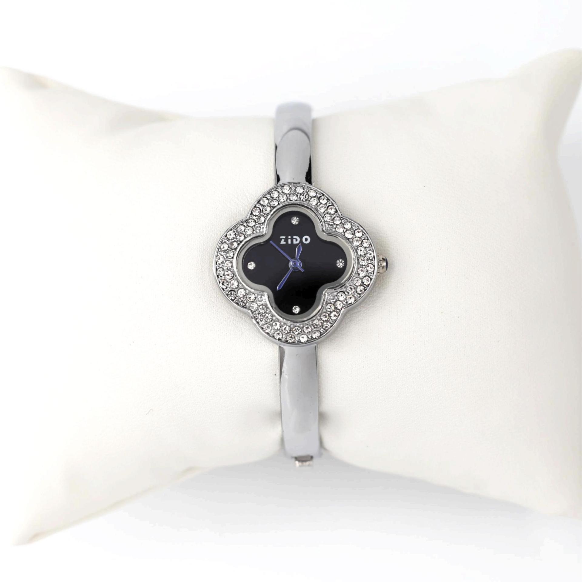 Men's Quartz Watch Clover Bracelet With Diamond-encrusted Strap_voghion.com