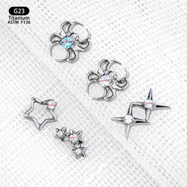 其他穿刺饰品;耳廓、耳扩;其他首饰