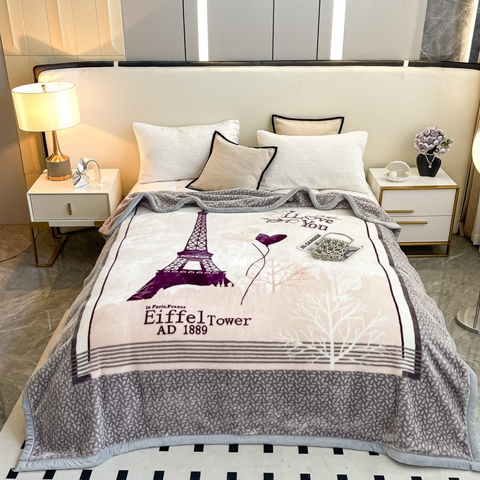 クラスA二重厚い毛布布団ラシェル超柔らかい天糸雲毛布冬保温カバー毛布卸売り