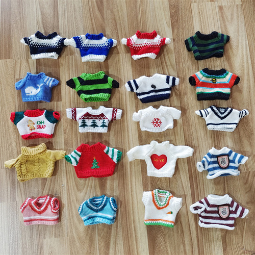 Hot selling 23cm repair dog leader dog doll sweater collection clothing accessories Christmas suit clothes