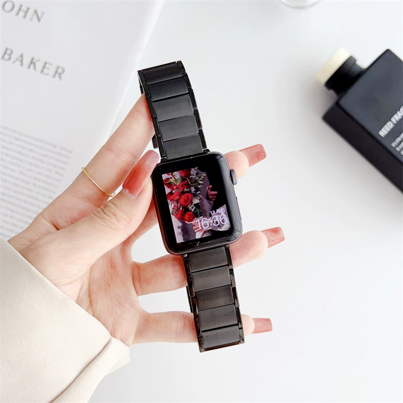Подходит ремешок Apple Watch6 S7 Apple iWatch7/8/2/3/4/5 butterfly пряжка нержавеющая сталь магнитное всасывание