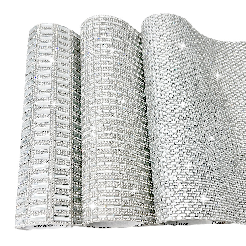 Nuevo tipo de vidrio cuadrado diamante de agua adhesivo de fusión en caliente taladro de malla autoadhesivo taladro de decoración de automóviles taladro taladro taladro de maleta diy