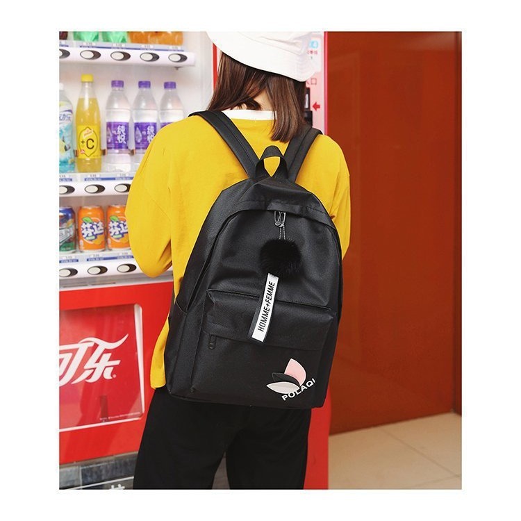 Mochila de viaje simple de gran capacidad para hombres, mochila de ocio japonesa para estudiantes universitarios de secundaria, mochila para estudiantes de secundaria