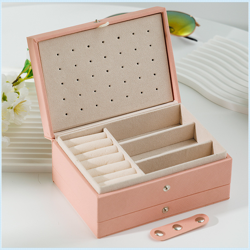 특허받은 디자인 핑크 3겹 [각 레이어가 독립적으로 열리고 닫힘]