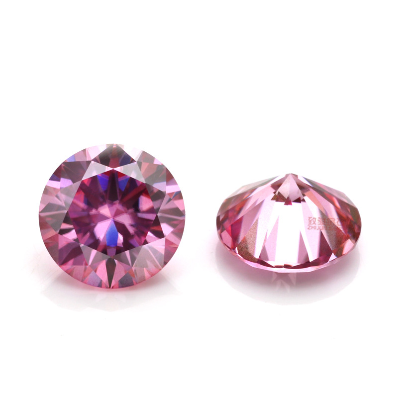 2g Weight 0.5ct, 1.0ct, 2.0ct Carat Total Weight Round Brilliant Cut Diamond Shape FDJZ-056-Moissanite Round Brilliant Cut VVS Moissanite GRA Certificate Lab Created Gemstones