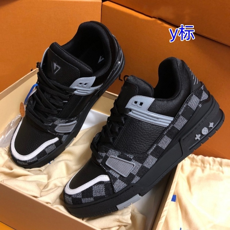 Guangzhou versión superior original puro paquete completo entrenador de asno zapatillas deportivas casuales de cuero para parejas hombres y mujeres skate