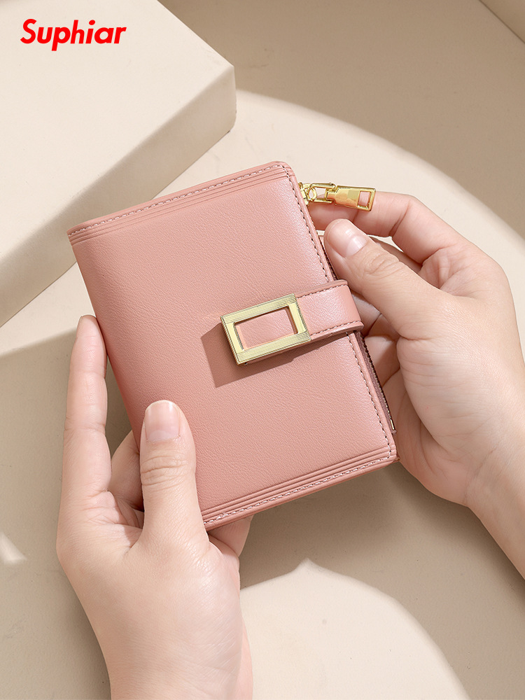 Rusia wb crossover ozon estuche para tarjetas explosivas cerradura cremallera almacenamiento multifuncional cambio corto billetera para mujer