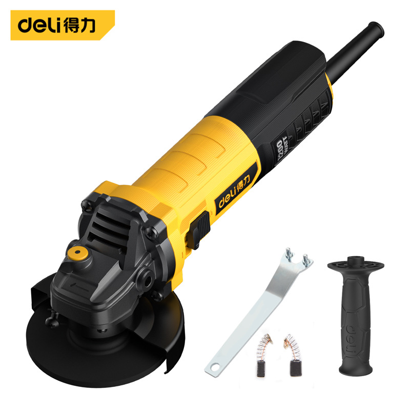 Molador de ángulo de Déli, molienda de mano, molienda de mano, molienda de pulido, herramientas eléctricas de corte, pequeña rueda de molienda manual, productos genuinos.