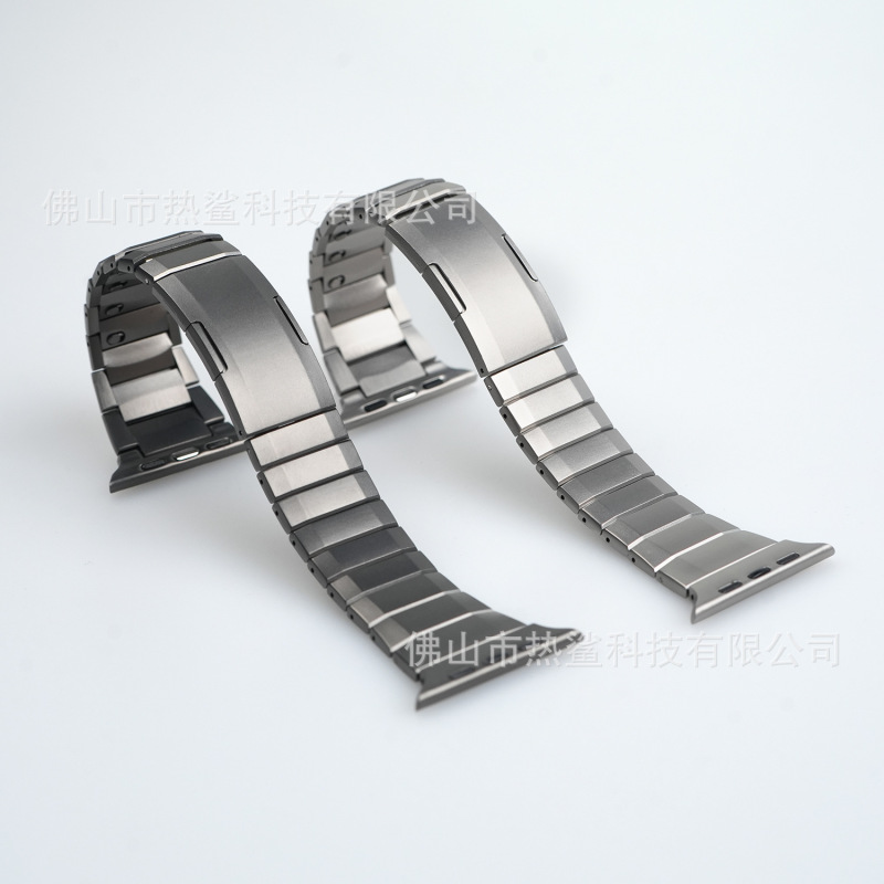 Applewatch10 Apple watch チタンメタルウルトラ 2 プレミアムステンレススチールクイックリリースブレスレットに適しています。|undefined