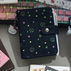 Xiaohongshu の新しい四つ葉のクローバー m5 デニムノートブック高価値インスタイルポケットノートブックポータブルルーズリーフノートブック