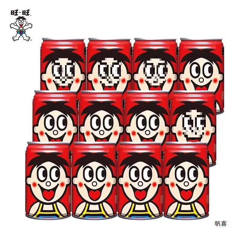 Консервированное молоко Wangzi 145ml банка одна коробка для детей в коробке, железная банка для напитков