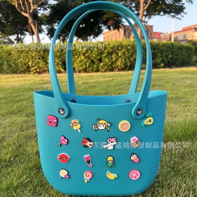 Amazon's Popular Bag, Beach Bag, Eva Hole Bag with Snap-On Accessories, Cute Tote Bag, Crocs Amazon's Popular Bag, Beach Bag, Eva Hole Bag with Snap-On Accessories, Cute Tote Bag, Crocs
