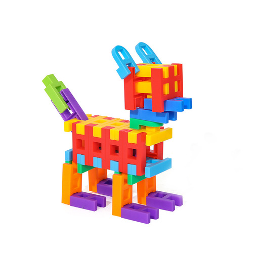 Assembled building blocks wholesale kindergarten children Haole building blocks multi-functional educational plastic puzzle baby girl toys