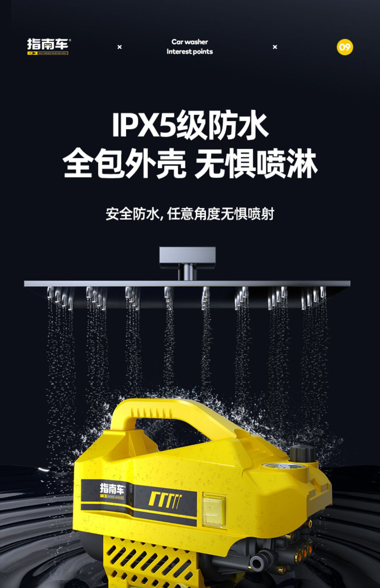 High-Pressure Car Washing Machine Water Pump 220V High-Power Portable Car Washing Water Gun Artifact Wholesale
