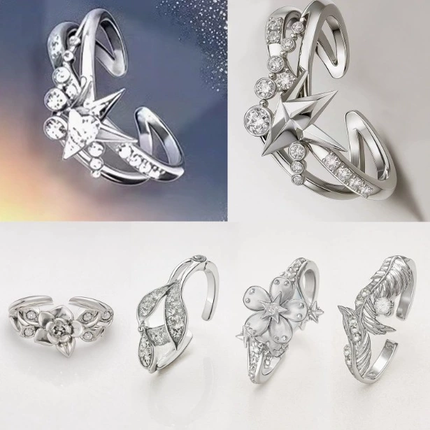 Lovebuff Deep Space Wedding Ring Wedding Card Ring Xia Yi Zuo Li Shen Qi Yu Shen Xing Hui Qin Che Wedding Ring Birthday Gift