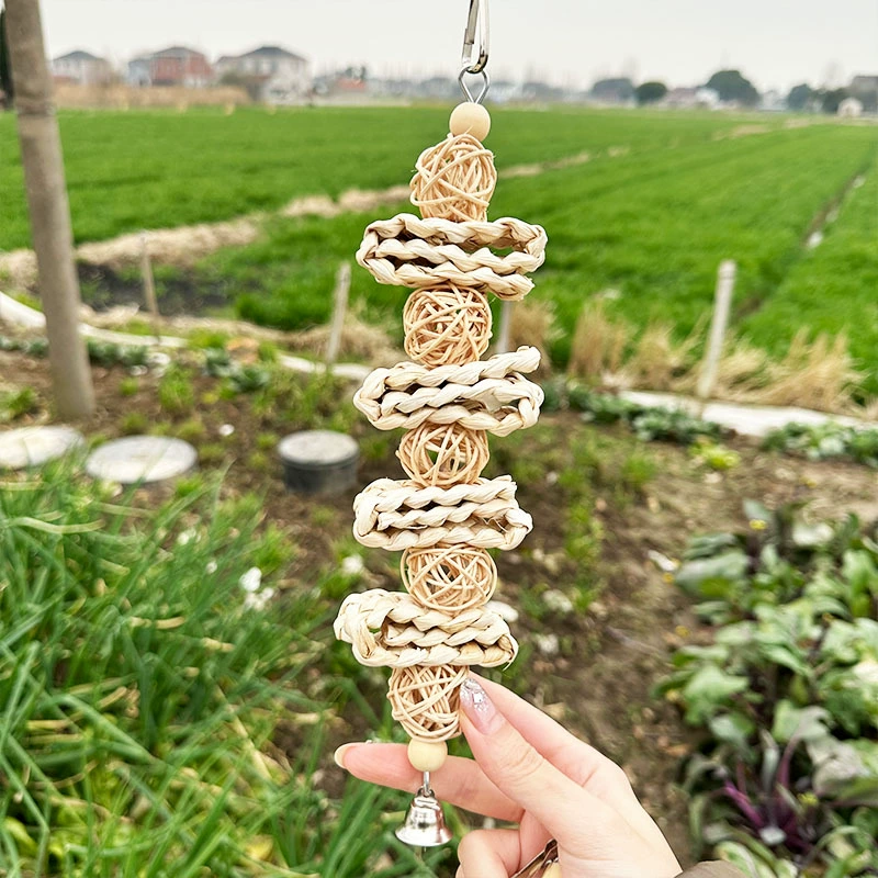 Соломенная игрушка, можно кусать, набор из 3 штук
