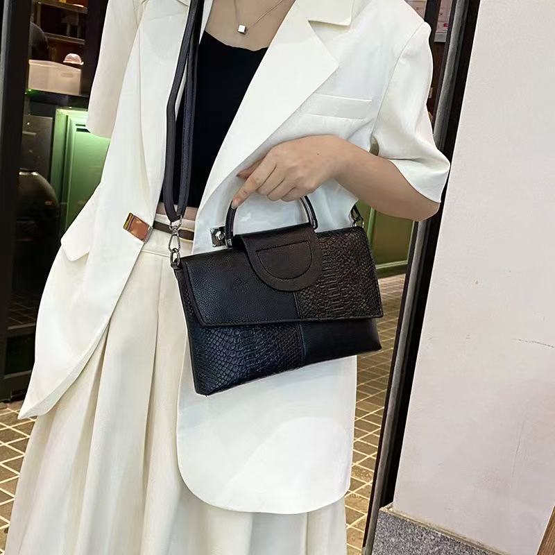 包包定制跨境中东蛇纹女士手提包高级时尚宴会包