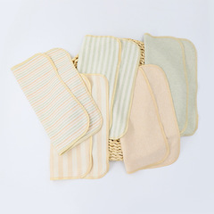 Baby Color Cotton Bibs 25*25cm Nursing Bib Water Wash Wiping Mouth Towel 100% Cotton Small Square Towel