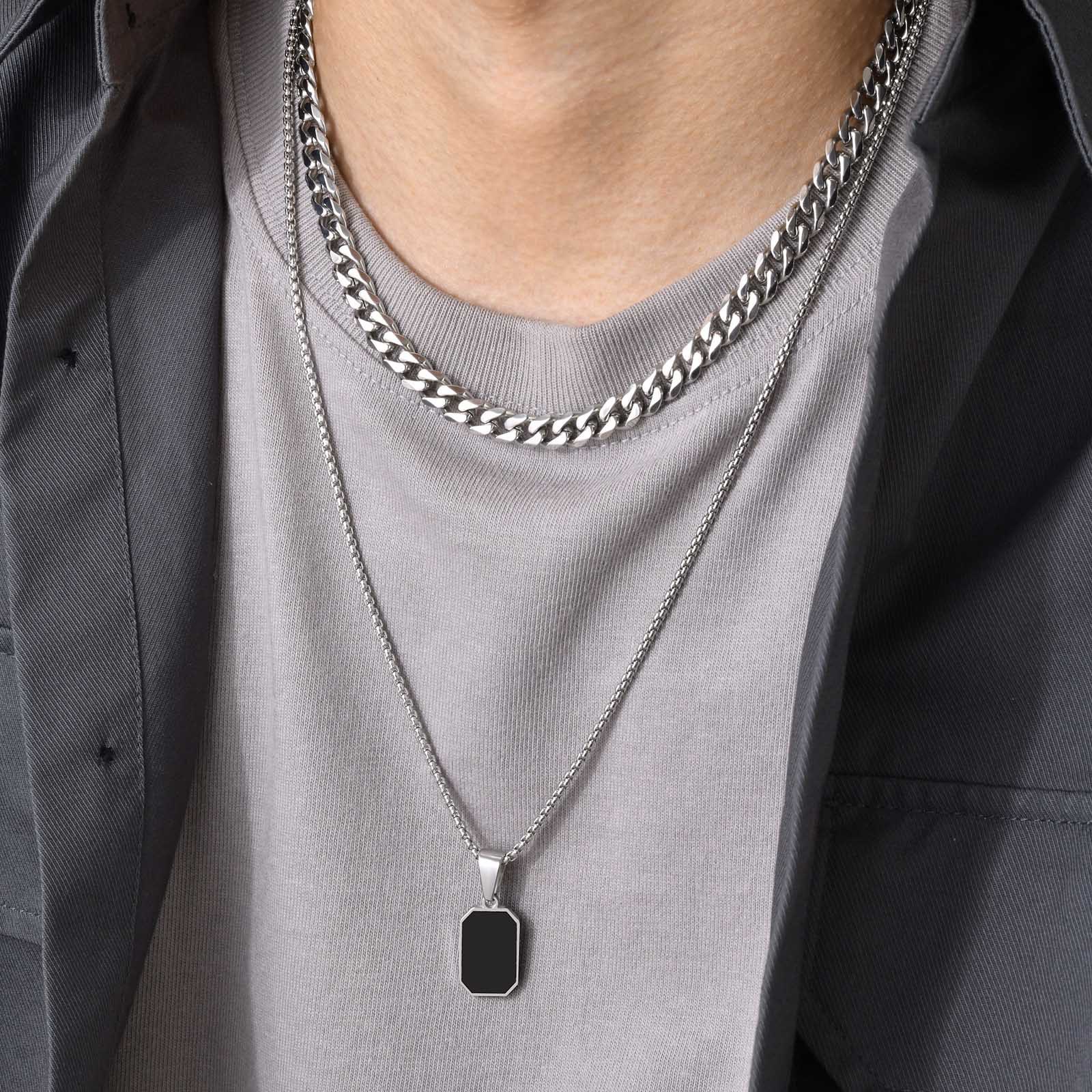 7g Weight Pendant Jewelry Making Type 18K Gold Plated Plating Material 201 Stainless Steel Chain Material 1 Piece Quantity Daily Occasion 201 Stainless Steel Material Geometric Pattern All Seasons Season Unisex Gender Polished Finish Polishing Design Simple Style Style Simple Style Geometric 201 Stainless Steel Polishing 18K Gold Plated Unisex 7