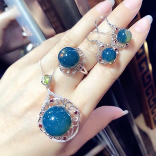 16mm13mm9mm Mexico Lamper Seiko Inlay S925 Silver suit Jewelry Shenzhen Source Lamper Factory